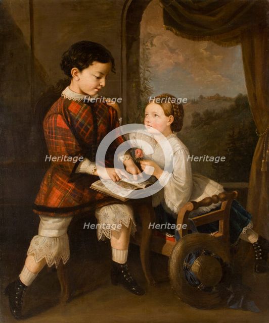 Children Learning, 1861. Creator: Saturnin Swierzynski.