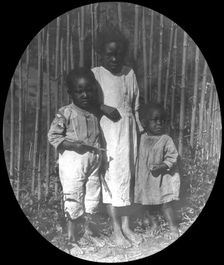 Children near Petrópolis, Brazil, late 19th or early 20th century
