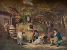 Children Nutting c1783. Artist: Edward Dayes