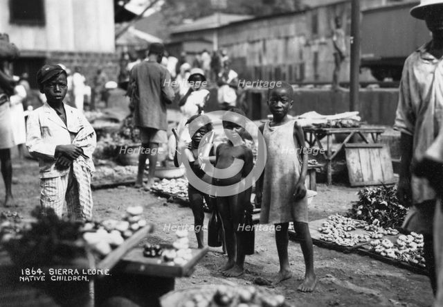 Children, Sierra Leone, 20th century. Artist: Unknown
