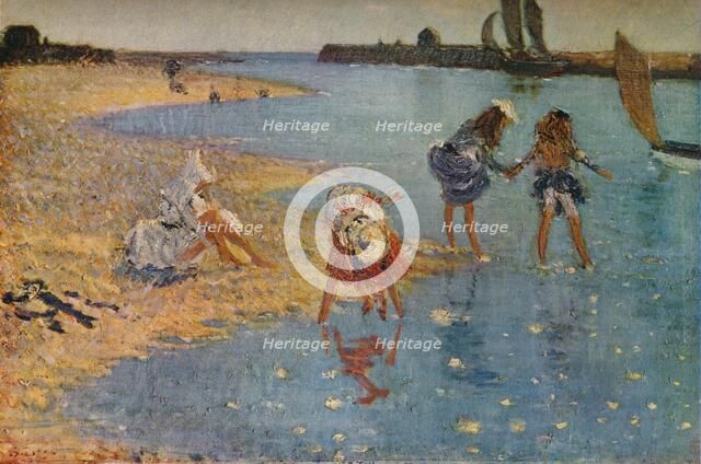'Children Paddling', 1891 (1930). Artist: Philip Wilson Steer.