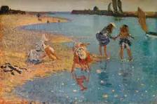 Children Paddling 1891 (1930). Artist: Philip Wilson Steer