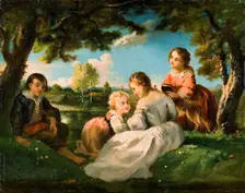 Children Playing, 1830-1876. Creator: Narcisse Virgile Diaz de la Pena