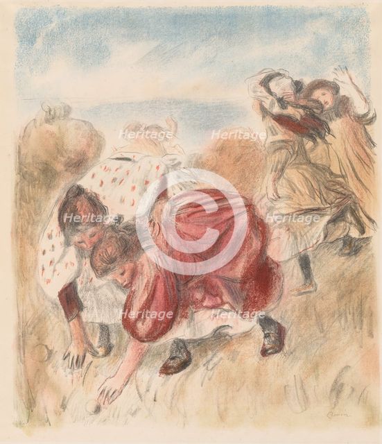 Children Playing Ball, 1900. Creator: Pierre-Auguste Renoir (French, 1841-1919).