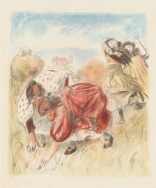 Children Playing Ball (Enfants jouant a la balle), 1900. Creator: Pierre-Auguste Renoir