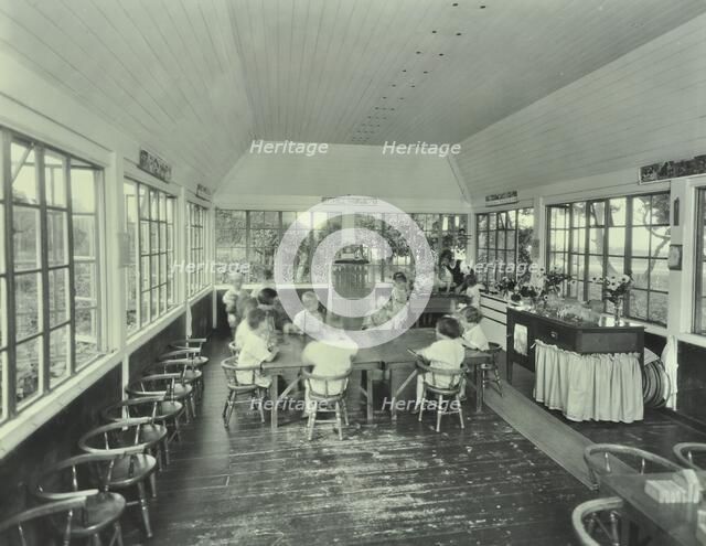 Children playing in the nursery at Banstead Residential School, Surrey, 1931. Artist: Unknown.