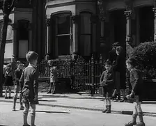 Children Playing in the Street, 1942. Creator: British Pathe Ltd