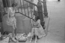 Children playing in the street, 61st Street between 1st and 3rd Avenues, New York, 1938. Creator: Walker Evans