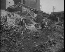 Children Playing Outside, 1933. Creator: British Pathe Ltd