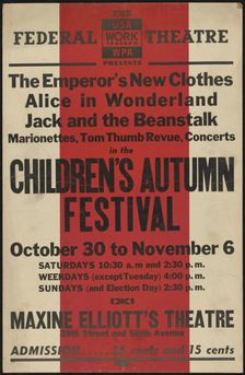Children's Autumn Festival, New York, 1937. Creator: Unknown