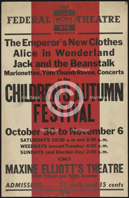Children's Autumn Festival, New York, 1937. Creator: Unknown.