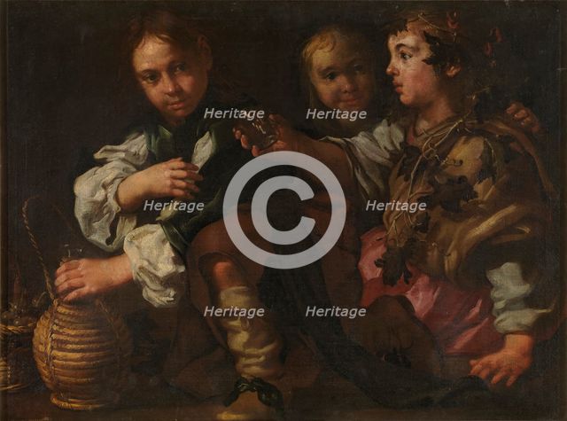 Children's Bacchanal, mid-late 17th century. Creator: Bernhard Keil.
