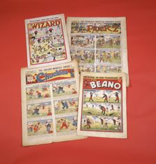 Children's comics with golfing themes, c1950s-c1960s. Creator: Unknown