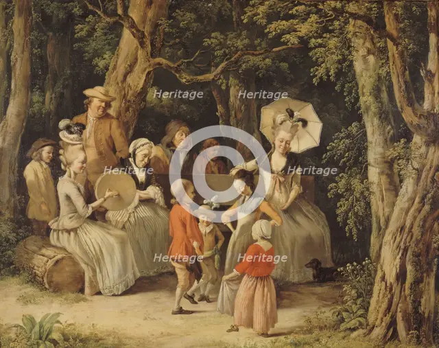 Children's dance. Creator: Jean-Jacques de Boissieu.