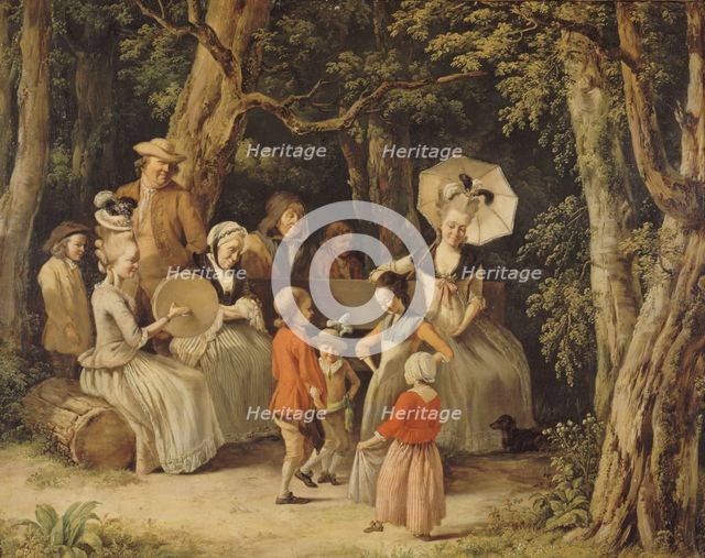 Children's dance. Creator: Jean-Jacques de Boissieu.
