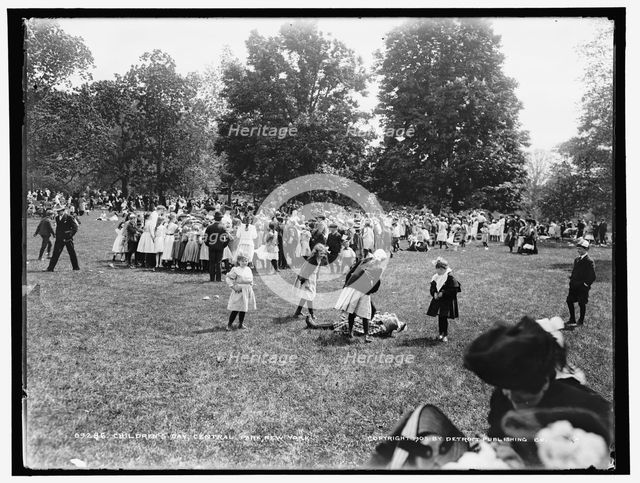 Children's Day, Central Park, New York, c1905. Creator: Unknown.