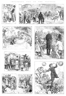 Children's Day in the Country, 1881. Creator: Unknown