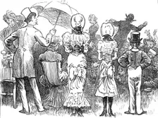 Children's Day in the Country: Patronage, 1881. Creator: Unknown