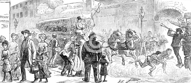 Children's Day in the Country: The Start, 1881. Creator: Unknown.
