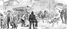 Children's Day in the Country: The Start, 1881. Creator: Unknown