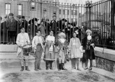 Children's fete, Gaynor Park, 1913. Creator: Bain News Service