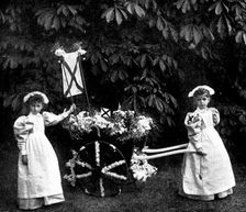Children's Floral Fête, Royal Botanical Society's Gardens, Regent's Park: "Alexandra Nurses," 1895. Creator: Russell & Sons