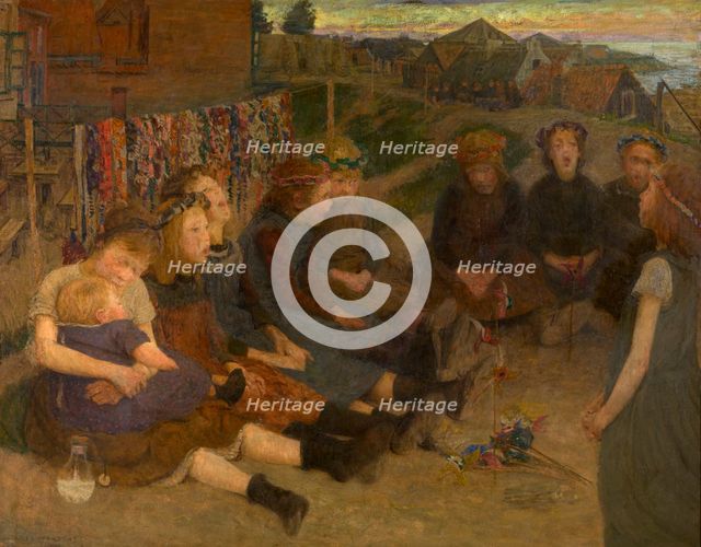 Children's Game, c1890s. Creator: Charles Mertens.