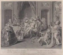 Children's Games (Jeux des Enfants), 1731. Creator: Francois Bernard Lepicie