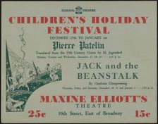 Children's Holiday Festival, New York, [1930s]. Creator: Unknown