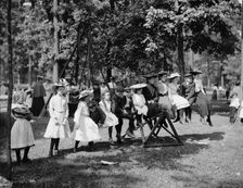 Children's playground, Belle Isle Park, Detroit, Mich., between 1900 and 1905. Creator: Unknown