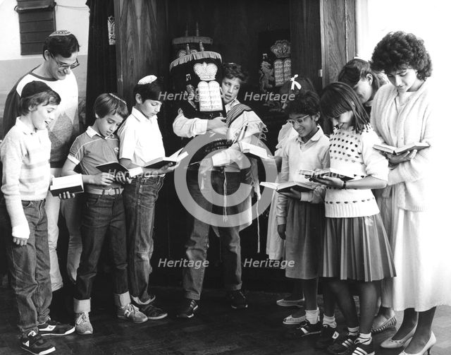 Children's service, London, 1984. Creator: Sidney Harris.