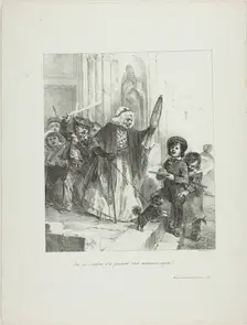 Children these days are a bad lot!, 1827. Creator: Auguste Raffet