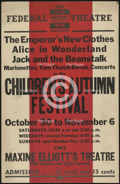 Children's Autumn Festival, New York, 1937. Creator: Unknown.