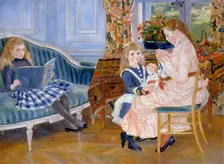 Children's Afternoon at Wargemont, 1884. Artist: Renoir, Pierre Auguste (1841-1919)