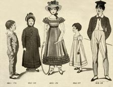 Children's clothing from 1800-1820 1907, (1937). Creator: Cecil W Trout