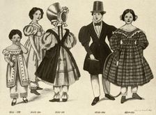 Children's clothing from 1820-1840 1907, (1937). Creator: Cecil W Trout