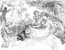 Children's Day in the Country: The Favourite Teacher, 1881. Creator: Unknown