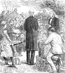 Children's Day in the Country: Preliminaries, 1881. Creator: Unknown