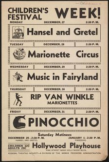 Children's Festival Week, Los Angeles, CA, 1937. Creator: Unknown