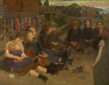 Children's Game, c1890s. Creator: Charles Mertens