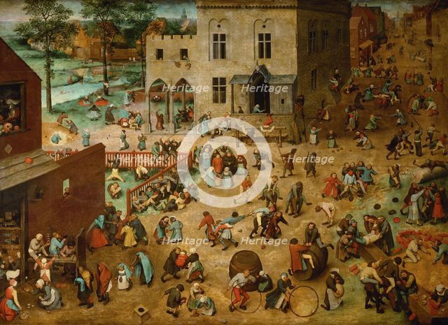 Children’s Games, 1560. Artist: Bruegel (Brueghel), Pieter, the Elder (ca 1525-1569)