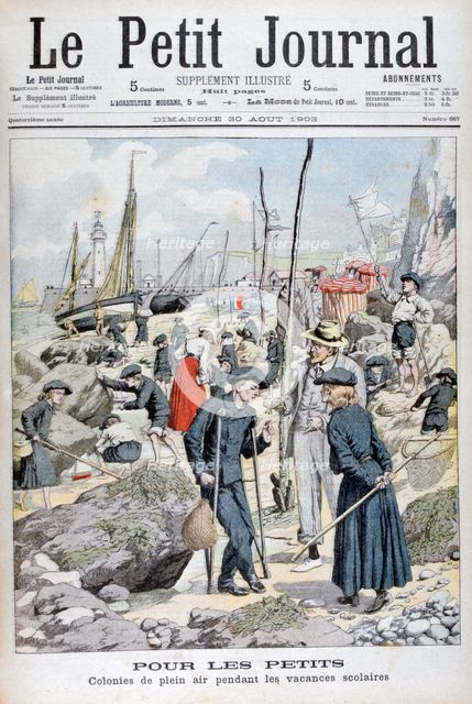 Children's Holiday Camp during School Holidays, 1903. Artist: Unknown