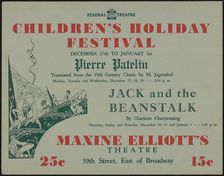 Children's Holiday Festival, New York, [1930s]. Creator: Unknown