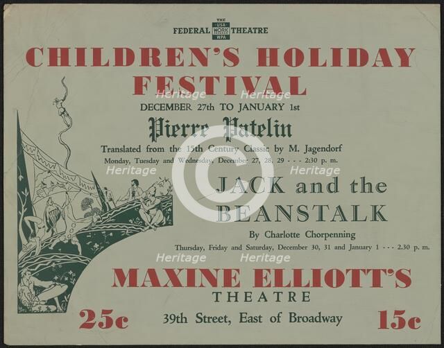 Children's Holiday Festival, New York, [1930s]. Creator: Unknown.