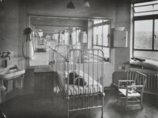 Children's isolation wards, Brook General Hospital, London, 1948