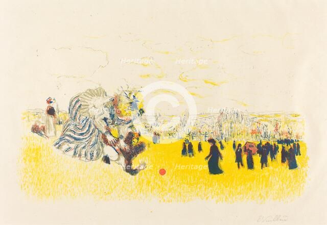 Children's Pastime (Jeux d'enfants), published 1897. Creator: Edouard Vuillard.