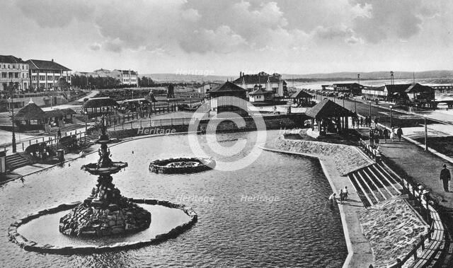 Children's swimming baths, Durban, South Africa. Artist: Unknown