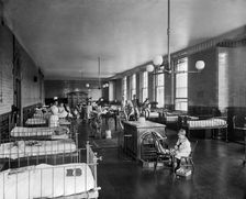 Children's ward, Hospital for Sick Children, Great Ormond Street, London, 1893. Artist: Bedford Lemere and Company