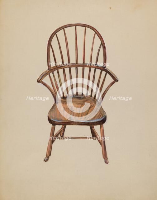 Child's Arm Chair, c. 1936. Creator: Mina Lowry.