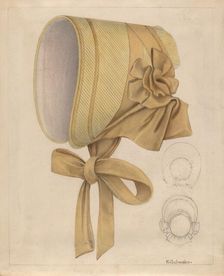 Child's Bonnet, c. 1941. Creator: Erwin Schwabe